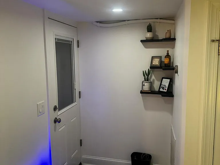 Bac door leading to alley