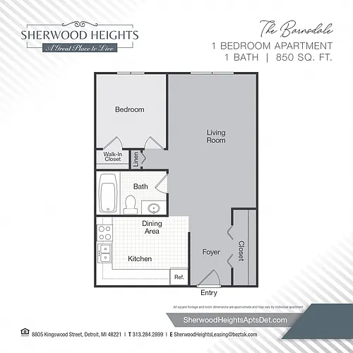 Floor plan The Barnsdale
