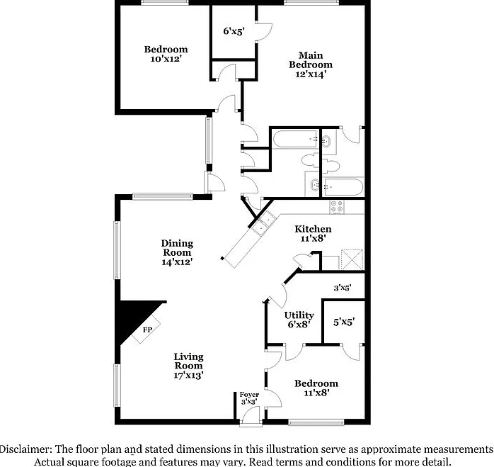 3 bed, 2.0 bath, 1430 sqft, $1,675 — Photo 2