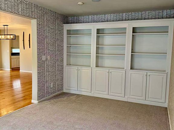 study adjacent to the living & dining rooms