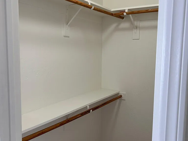Walk in master closet