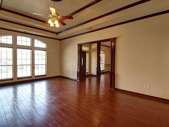 view of front door from living area