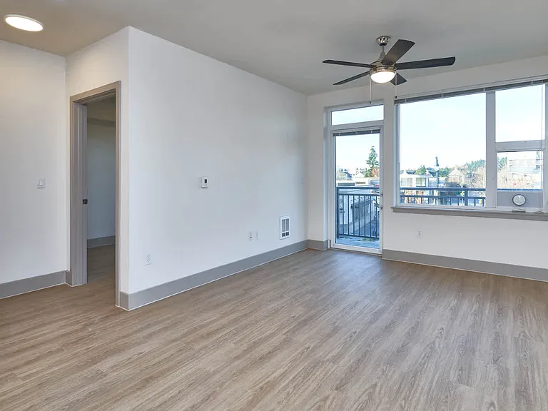 Living Room with Balcony and Hard Surface Flooring