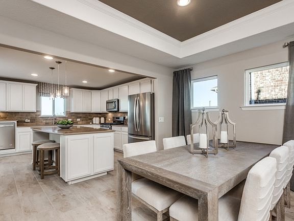 Model Representation - Dining area just off the kitchen and gathering rooms