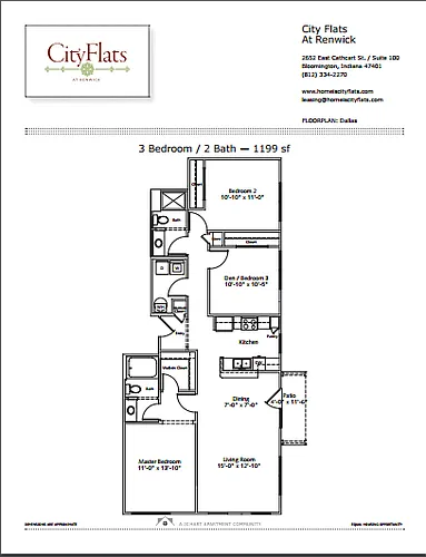 Floor plan Dallas 3.2