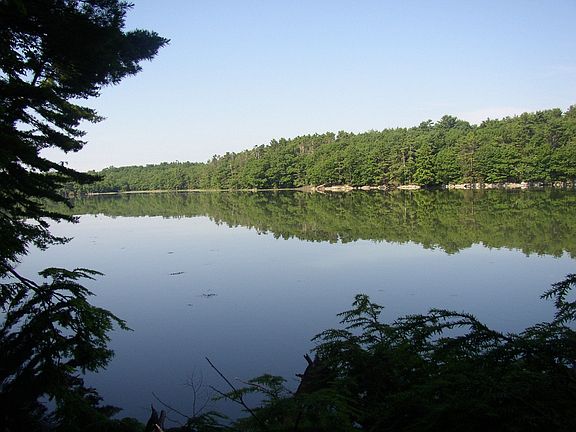 south View from shore