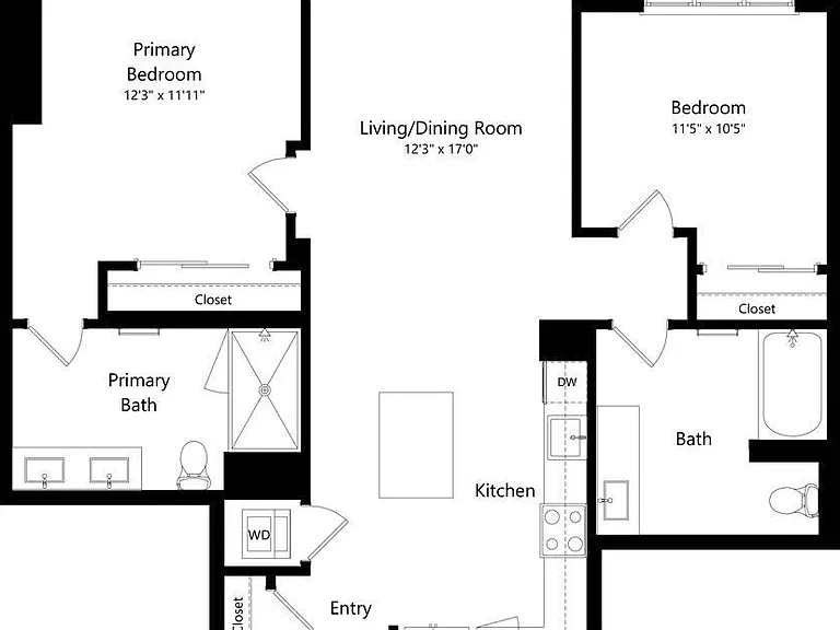 2A2 floor plan Highwater