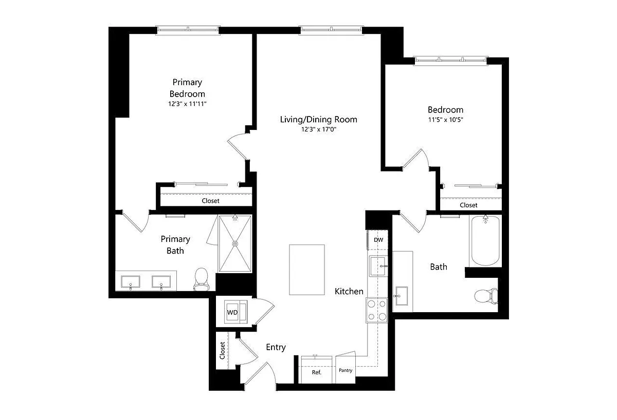 Floor plan 2A2