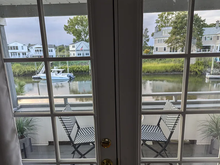 french doors to balcony