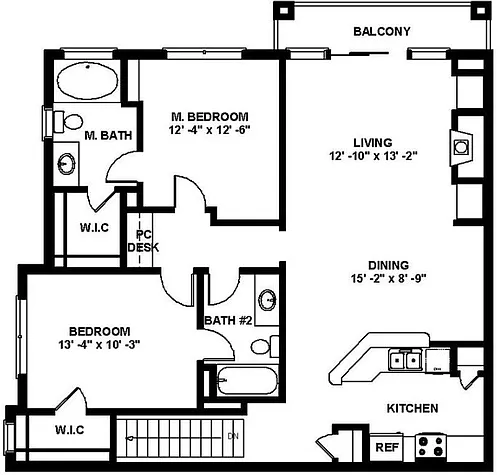 Floor plan B3U