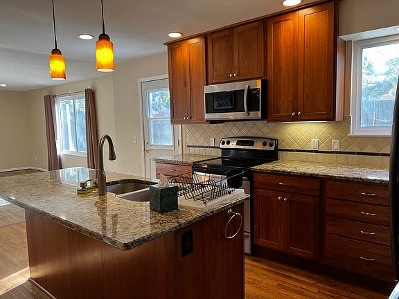 Kitchen into family room