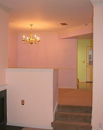 Living Room overlooking Dining Room