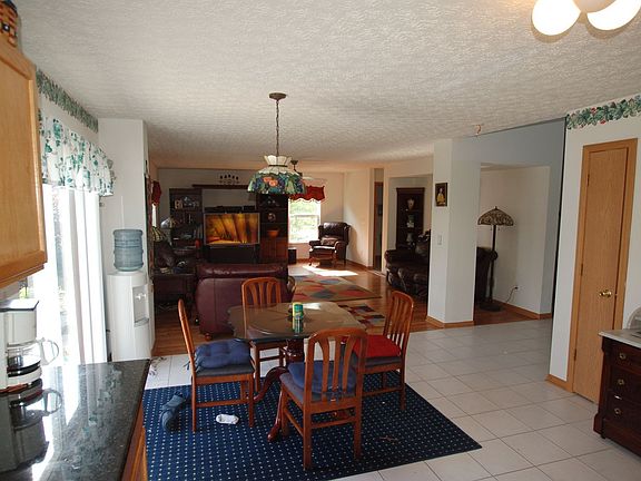 looking from the Kitchen into the family room