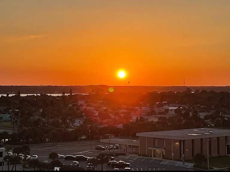Beautiful sunset over the Halifax river