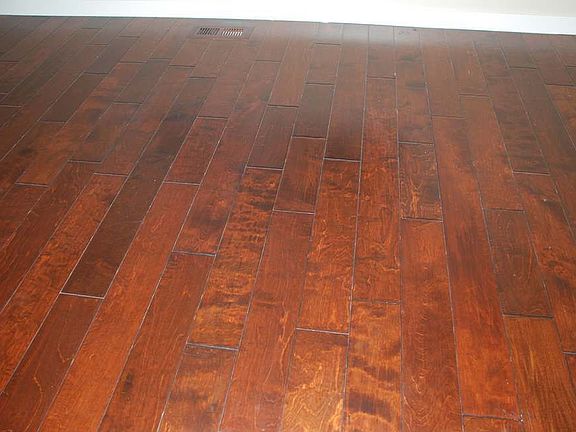 4 inch distressed hardwoods