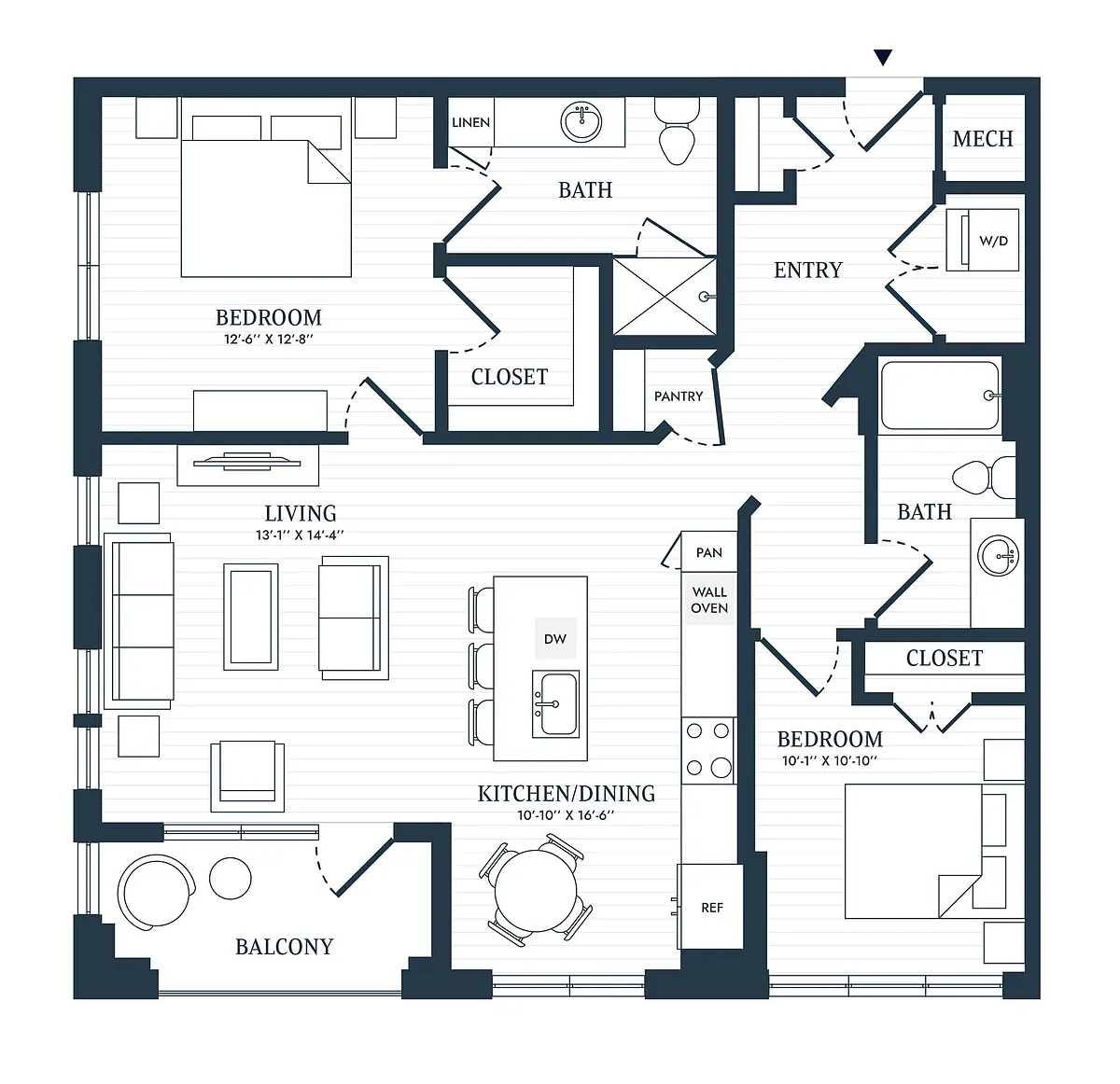 Floor plan B1A