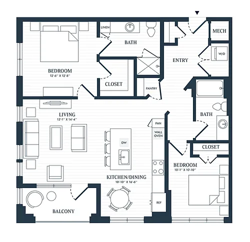 Floor plan B1A