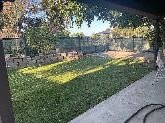 Artificial grass. Landscaping free. Mature fruit trees