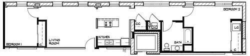 Floor plan 2a1t