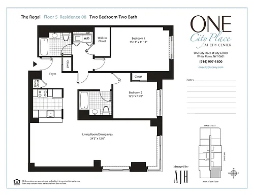 Floor plan Regal