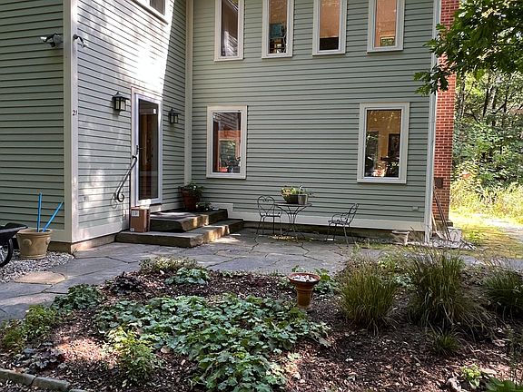 front door, from driveway