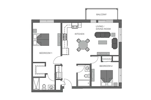 Floor plan Lismer