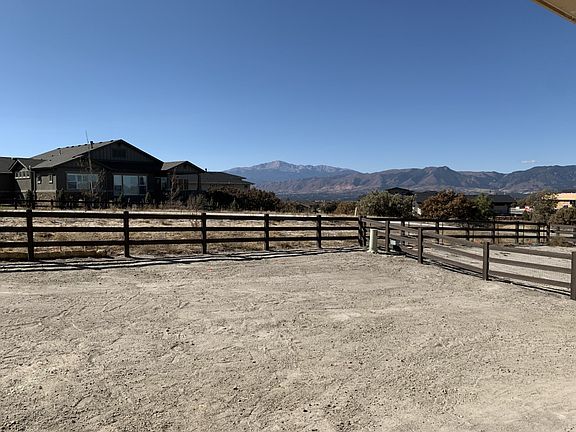 House backs to Open Space with Mountain View