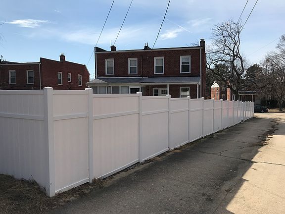 Deep and High privacy fence.