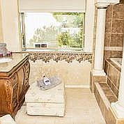 Jetted roman bath