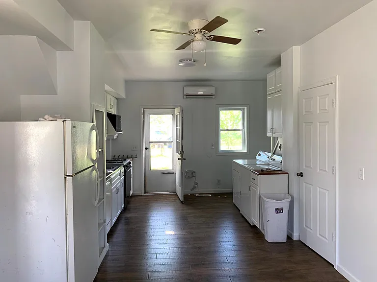 View of back door from front door