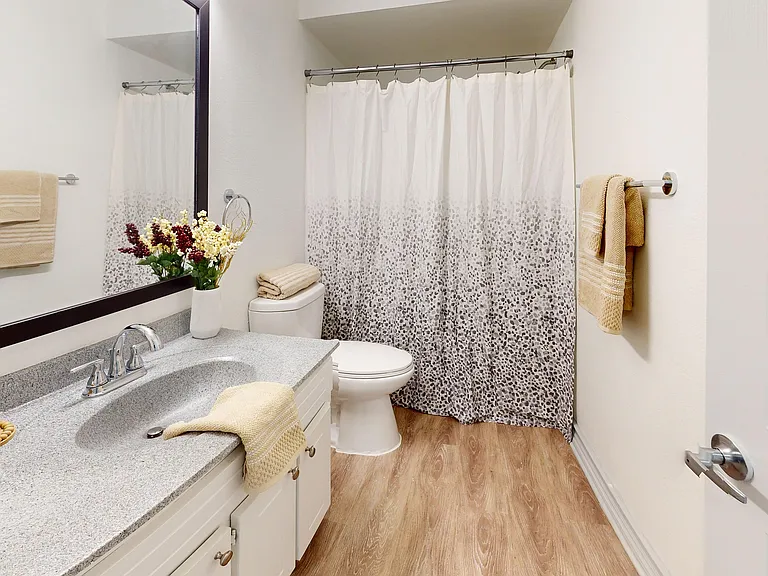 Experience the elegance and tranquility of this beautifully designed bathroom space.