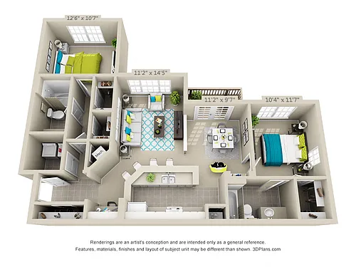 Floor plan Big Bend