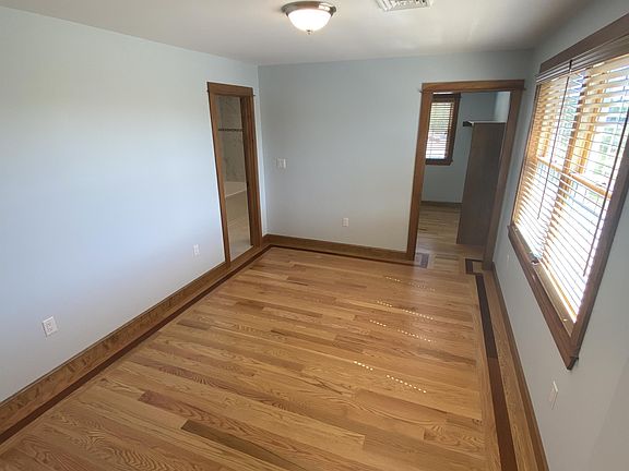 Master Bedroom with walk in closet and en suite bathroom.