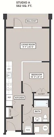 Floor plan Studio - A