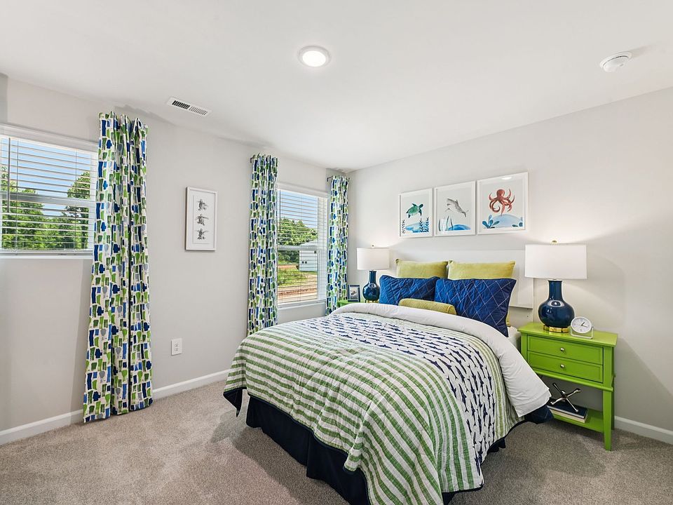 Secondary bedroom in the Taylorsville floorplan at a Meritage Homes community in Mebane, NC.