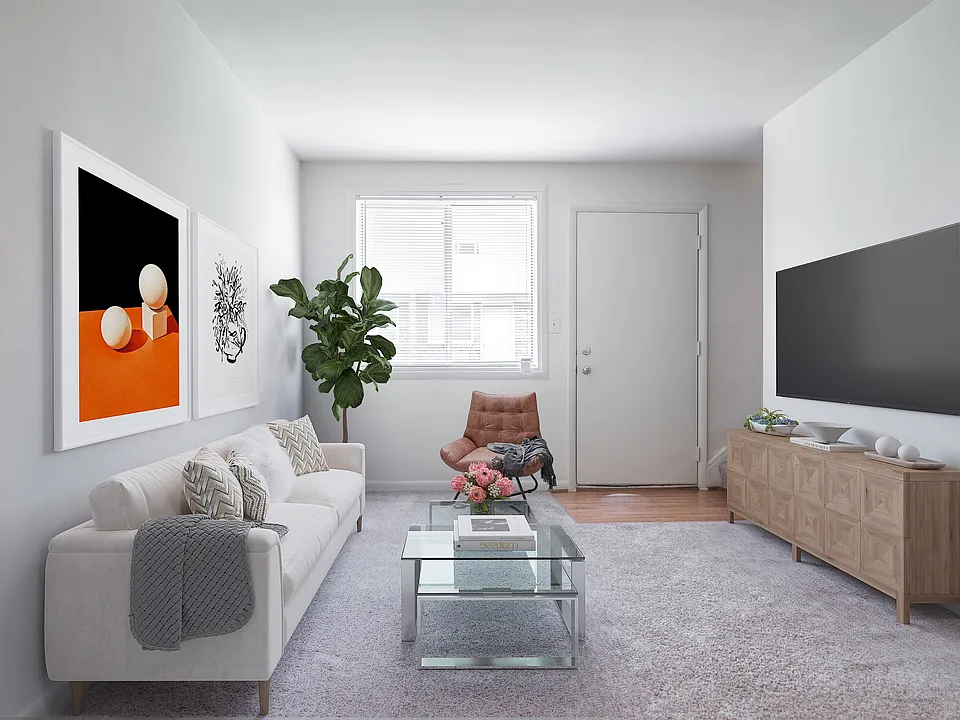 Living Room with Carpet