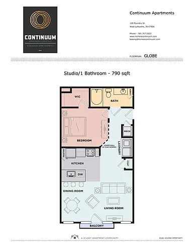 Floor plan Globe S6