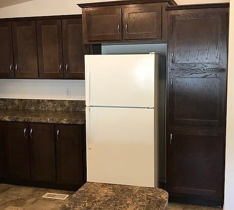 The home includes a nice refrigerator too...