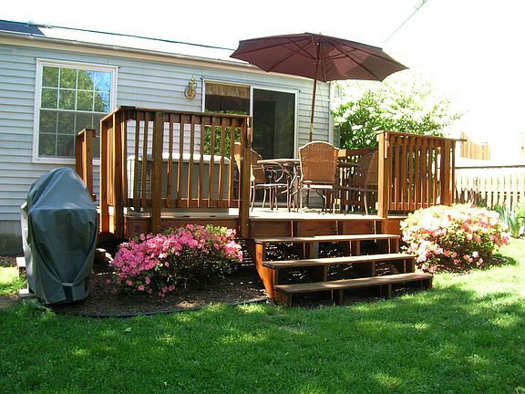 The beautiful deck!