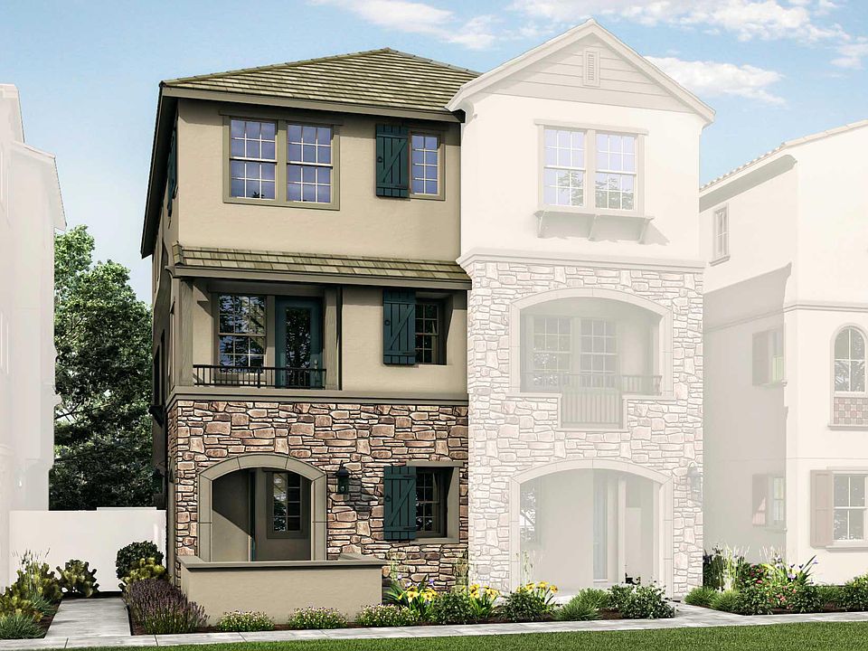 French Country Elevation Rendering