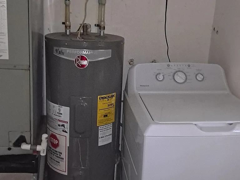 Utility room with washer