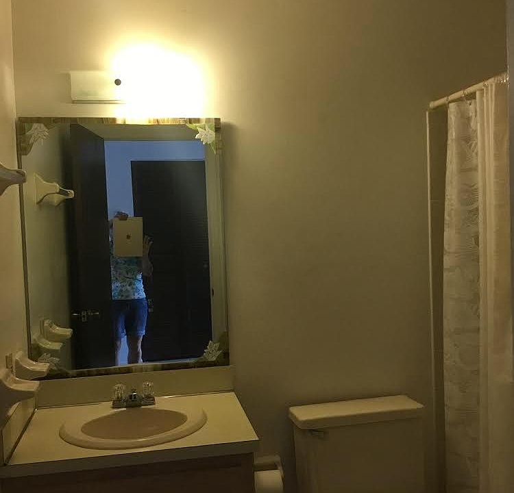 One of two bathrooms
