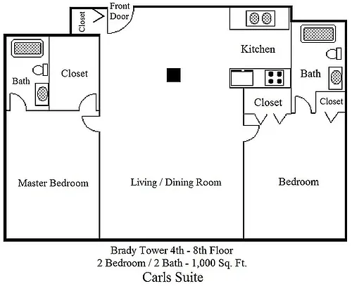 Floor plan Carl's
