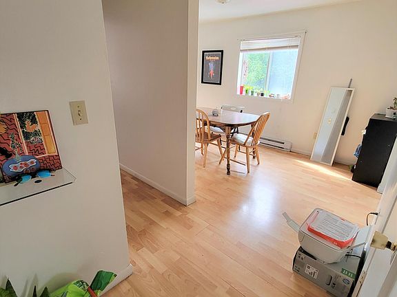 top of stairs to dining room view