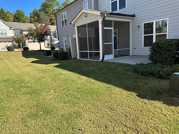 A view from the far corner of the back yard.