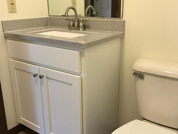 Half-bath with laundry area