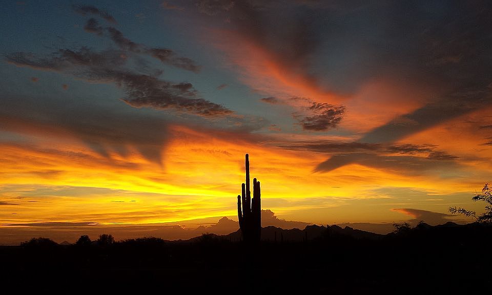 Sunset from the Patio