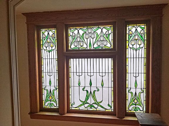 Stained glass windows