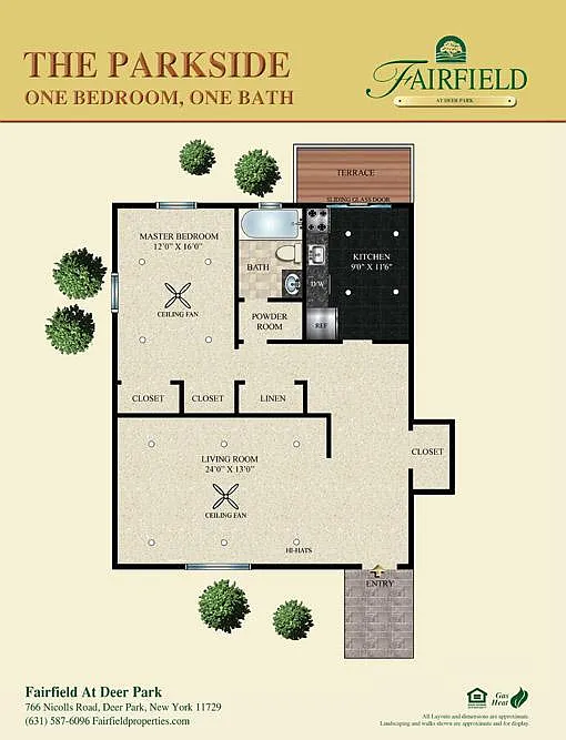 Floor plan The Parkside