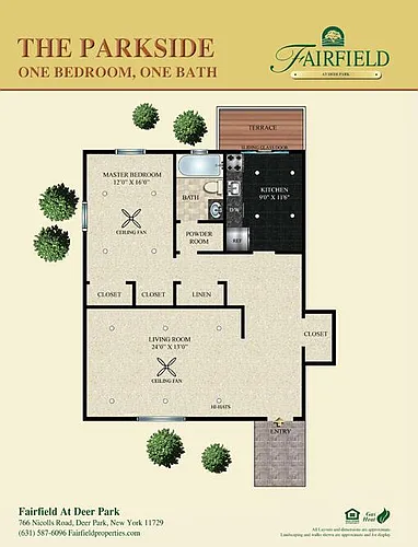 Floor plan The Parkside